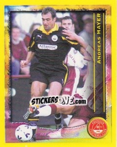Sticker Andreas Mayer (Fans' Superstar) - Scottish Premier League 1999-2000 - Panini