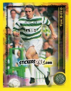 Sticker Tom Boyd (The Skipper) - Scottish Premier League 1999-2000 n. 55 - Panini