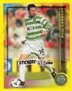 Sticker Paul Lambert (Key Player) - Scottish Premier League 1999-2000 n. 58 - Panini
