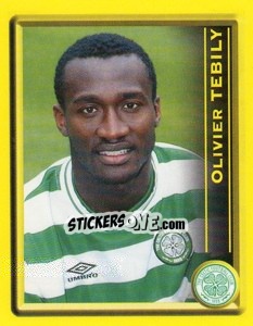 Sticker Olivier Tebily - Scottish Premier League 1999-2000 n. 64 - Panini