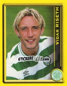 Cromo Vidar Riseth - Scottish Premier League 1999-2000 - Panini