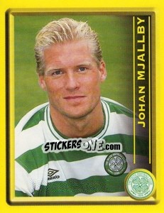 Sticker Johan Mjallby - Scottish Premier League 1999-2000 - Panini