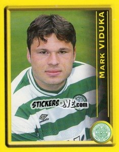 Figurina Mark Viduka - Scottish Premier League 1999-2000 - Panini