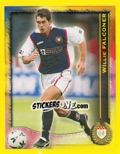 Sticker Willie Falconer (Key Player) - Scottish Premier League 1999-2000 - Panini