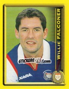 Sticker Willie Falconer - Scottish Premier League 1999-2000 - Panini