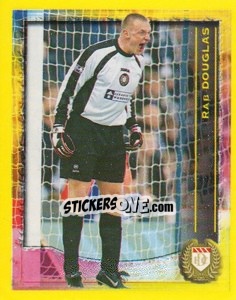 Sticker Rab Douglas (Fans' Superstar) - Scottish Premier League 1999-2000 - Panini