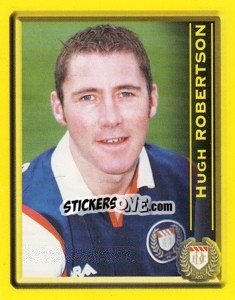 Figurina Hugh Robertson - Scottish Premier League 1999-2000 - Panini