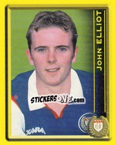 Sticker John Elliot - Scottish Premier League 1999-2000 n. 115 - Panini
