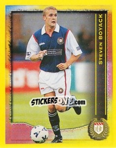 Sticker Steven Boyack (Fans' Superstar) - Scottish Premier League 1999-2000 - Panini