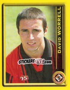 Sticker David Worrell - Scottish Premier League 1999-2000 - Panini