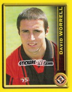 Cromo David Worrell - Scottish Premier League 1999-2000 - Panini