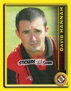 Cromo David Hannah - Scottish Premier League 1999-2000 - Panini