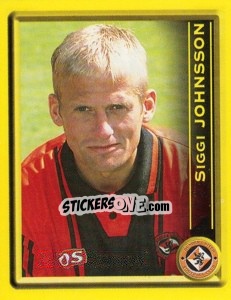 Cromo Siggi Johnsson - Scottish Premier League 1999-2000 - Panini