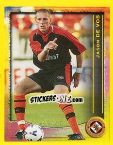 Sticker Jason De Vos (Fans' Superstar) - Scottish Premier League 1999-2000 - Panini