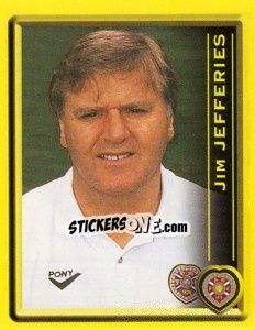 Sticker Jim Jeffries (Manager) - Scottish Premier League 1999-2000 - Panini