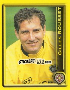 Sticker Gilles Rousset - Scottish Premier League 1999-2000 n. 165 - Panini