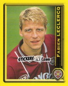 Sticker Fabien Leclercq - Scottish Premier League 1999-2000 n. 172 - Panini