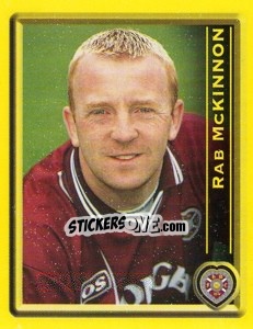 Cromo Rab McKinnon - Scottish Premier League 1999-2000 - Panini