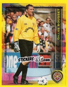 Sticker Gilles Rousset (Fans' Superstar) - Scottish Premier League 1999-2000 n. 184 - Panini