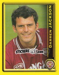 Sticker Darren Jackson - Scottish Premier League 1999-2000 n. 186 - Panini