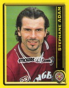 Cromo Stephane Adam - Scottish Premier League 1999-2000 - Panini