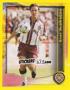 Sticker Gary McSwegan (Fans' Superstar) - Scottish Premier League 1999-2000 n. 191 - Panini