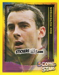 Sticker Don Hutchison - Scottish Premier League 1999-2000 - Panini