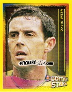 Sticker David Weir - Scottish Premier League 1999-2000 n. 201 - Panini