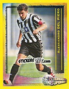 Sticker Alessandro Del Piero - Scottish Premier League 1999-2000 n. 218 - Panini