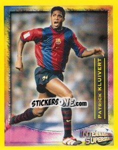 Sticker Patrick Kluivert - Scottish Premier League 1999-2000 n. 221 - Panini