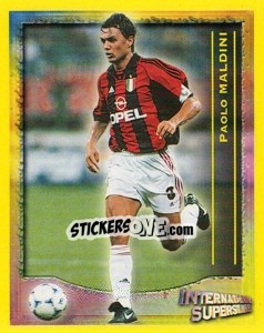 Sticker Paolo Maldini - Scottish Premier League 1999-2000 n. 222 - Panini