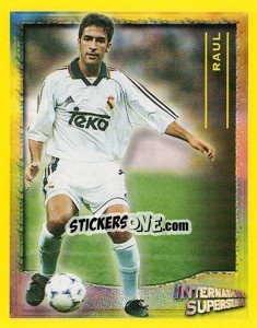 Cromo Raul González - Scottish Premier League 1999-2000 - Panini