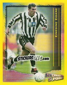 Figurina Zinedine Zidane - Scottish Premier League 1999-2000 - Panini