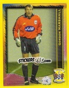 Sticker Gordon Marshall (Fans' Superstar) - Scottish Premier League 1999-2000 n. 299 - Panini
