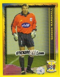 Figurina Gordon Marshall (Fans' Superstar) - Scottish Premier League 1999-2000 - Panini