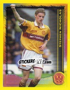 Sticker Stephen Nicholas (Rising Star) - Scottish Premier League 1999-2000 n. 328 - Panini