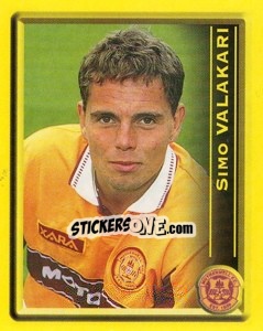 Cromo Simo Valakari - Scottish Premier League 1999-2000 - Panini