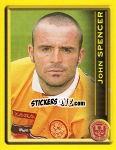 Sticker John Spencer - Scottish Premier League 1999-2000 n. 340 - Panini