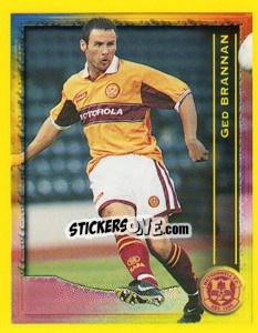 Sticker Ged Brannan (Fans' Superstar) - Scottish Premier League 1999-2000 - Panini