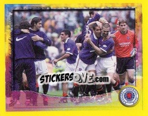 Cromo Treble Yell (Magic Moment) - Scottish Premier League 1999-2000 - Panini