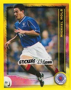 Sticker Michael Mols (Fans' Superstar) - Scottish Premier League 1999-2000 n. 353 - Panini