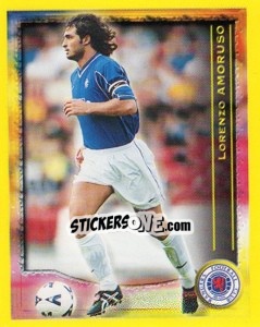 Sticker Lorenzo Amoruso (The Skipper) - Scottish Premier League 1999-2000 - Panini
