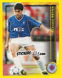 Sticker Claudio Reyna (Key Player) - Scottish Premier League 1999-2000 - Panini