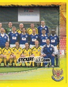 Figurina Team Group - Scottish Premier League 1999-2000 - Panini