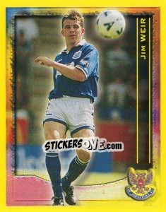 Cromo Jim Weir (The Skipper) - Scottish Premier League 1999-2000 - Panini