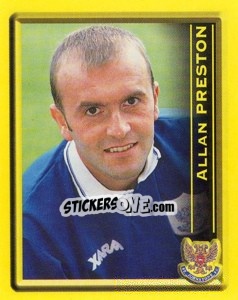 Sticker Allan Preston - Scottish Premier League 1999-2000 n. 399 - Panini