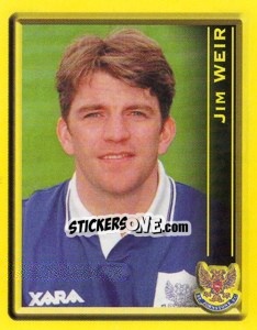 Sticker Jim Weir - Scottish Premier League 1999-2000 - Panini