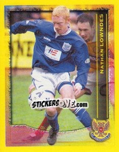 Sticker Nathan Lowndes (Rising Star) - Scottish Premier League 1999-2000 n. 402 - Panini