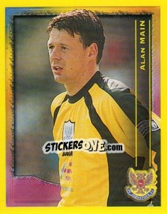 Sticker Alan Main (Fans' Superstar) - Scottish Premier League 1999-2000 - Panini