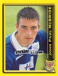 Sticker John Paul McBride - Scottish Premier League 1999-2000 n. 411 - Panini